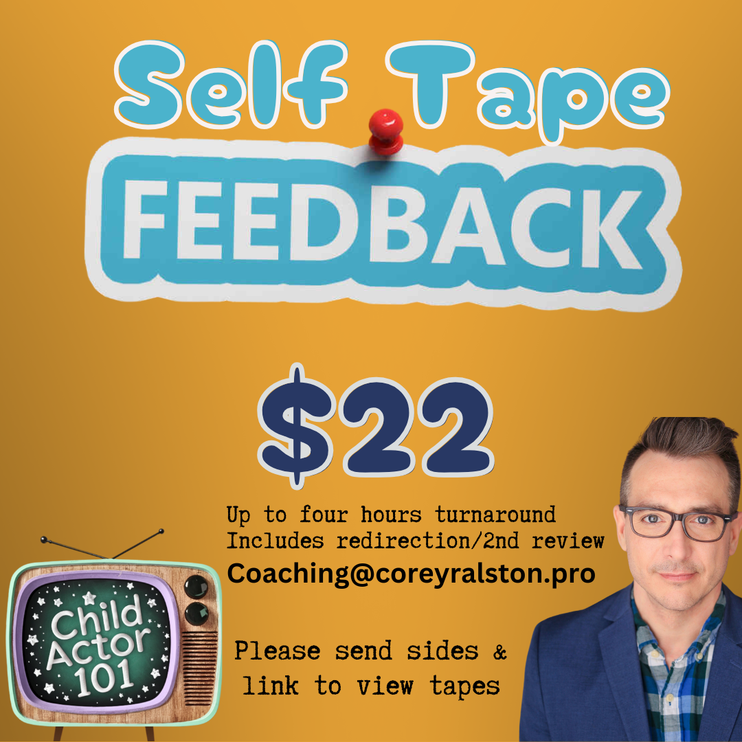 Self Tape Feedback childactor101